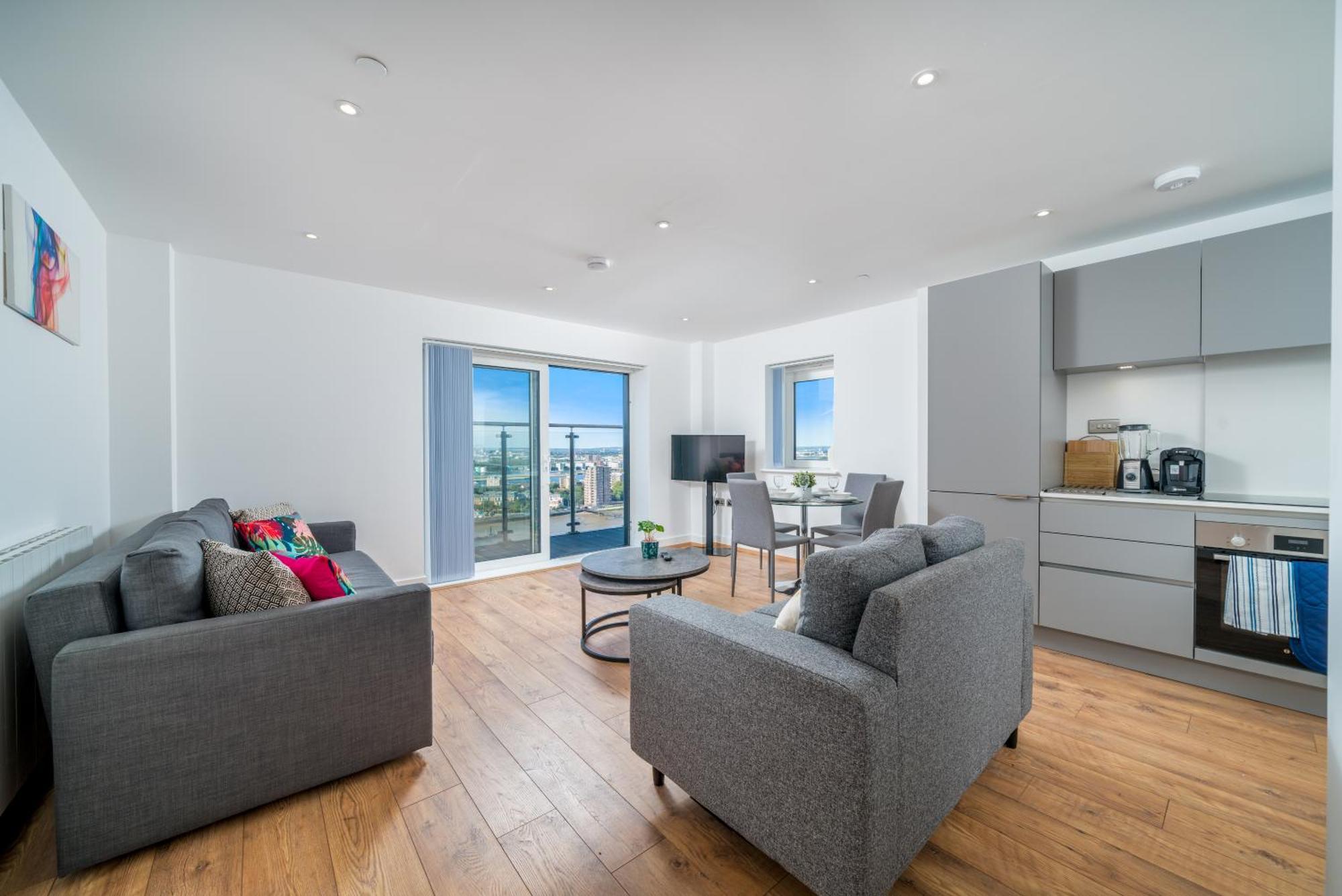 Skyvillion - London River Thames Top Floor Apartments By Woolwich Ferry, Mins To London Excel, O2 Arena , London City Airport With Parking Esterno foto